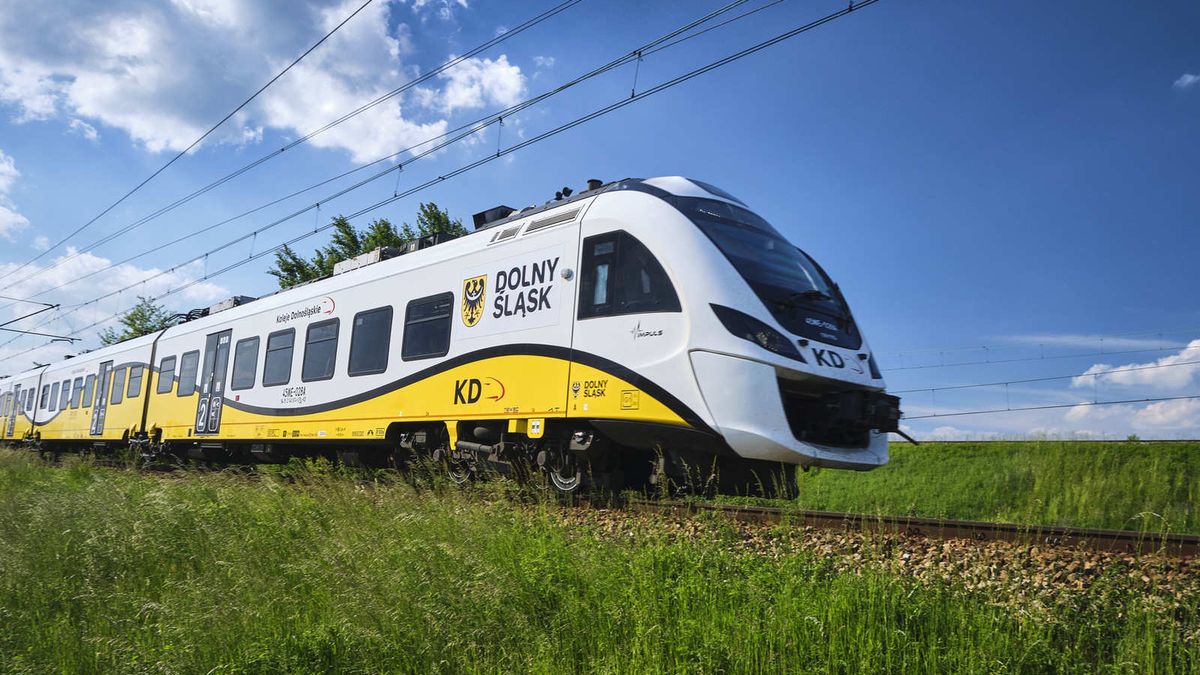 pociąg kolej koleje dolnośląskie