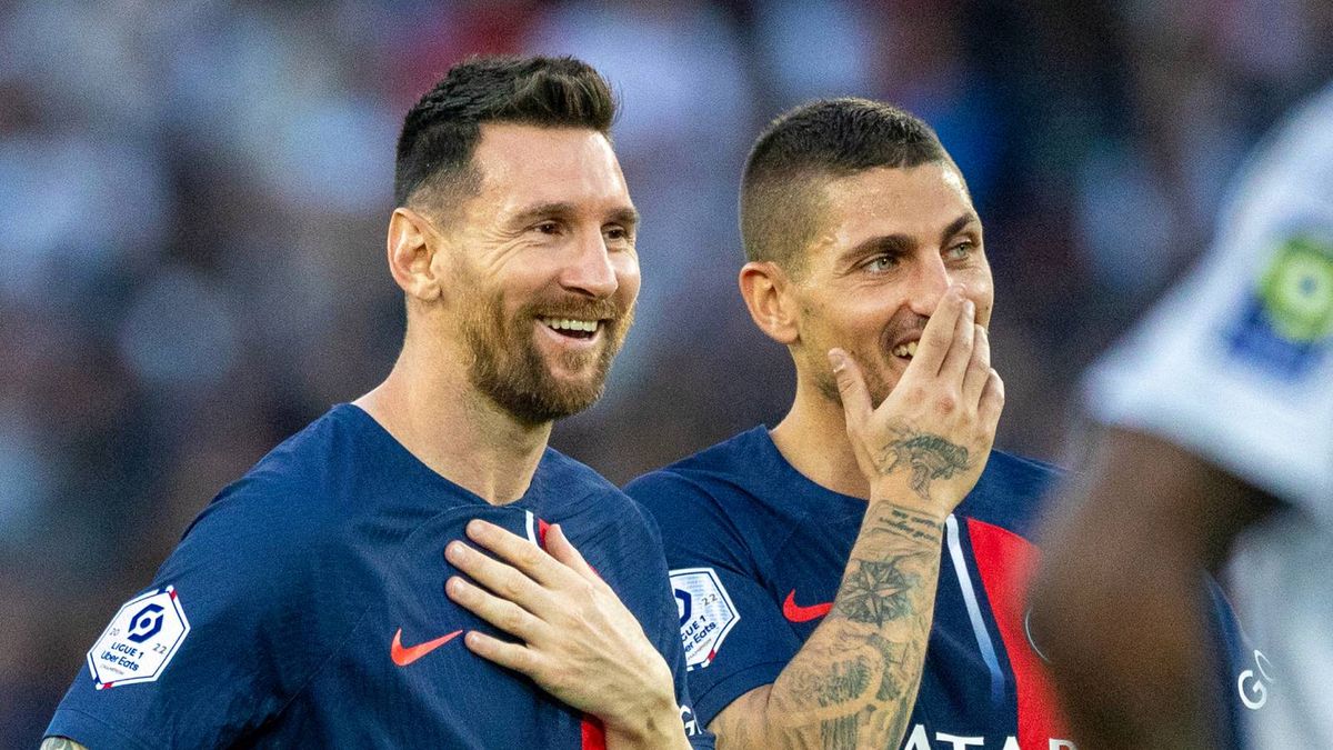Getty Images / Aurelian Meunier - PSG / Marco Verratti i Lionel Messi