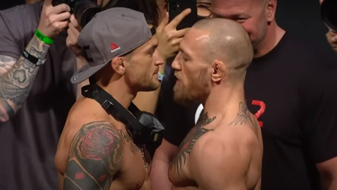 Conor McGregor i Dustin Poirier zrobili wagę prze UFC 257