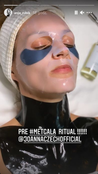 Anja Rubik relacjonuje przygotowania do Gali MET 2021 i wizytę na czerwonym dywanie