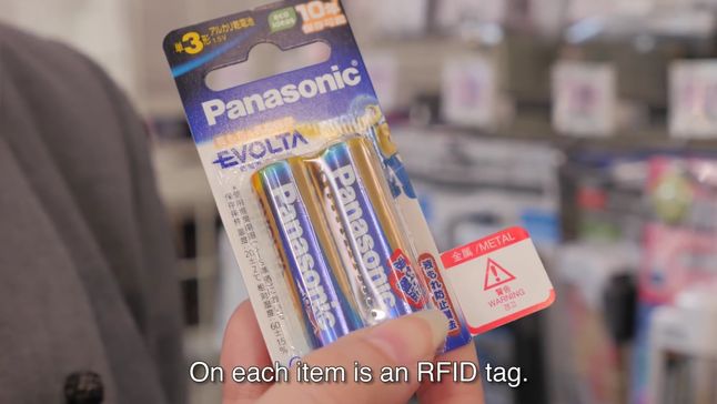 Produkt oznaczony układem RFID.