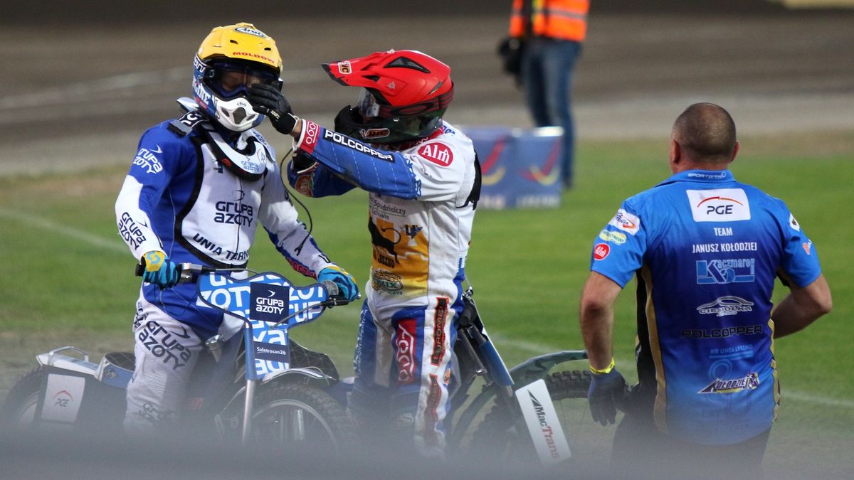 Zdjęcie okładkowe artykułu: WP SportoweFakty / Jakub Brzózka / Na zdjęciu: Nicki Pedersen i Janusz Kołodziej wyjaśniają sobie sytuację na torze.