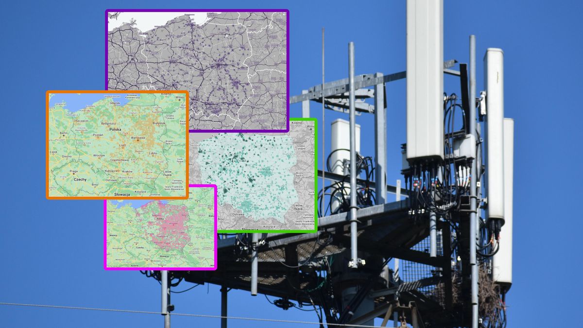 Mapy zasięgu 5G