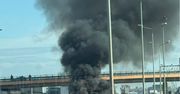Pożar busa na trasie S8. Pojazd spłonął doszczętnie