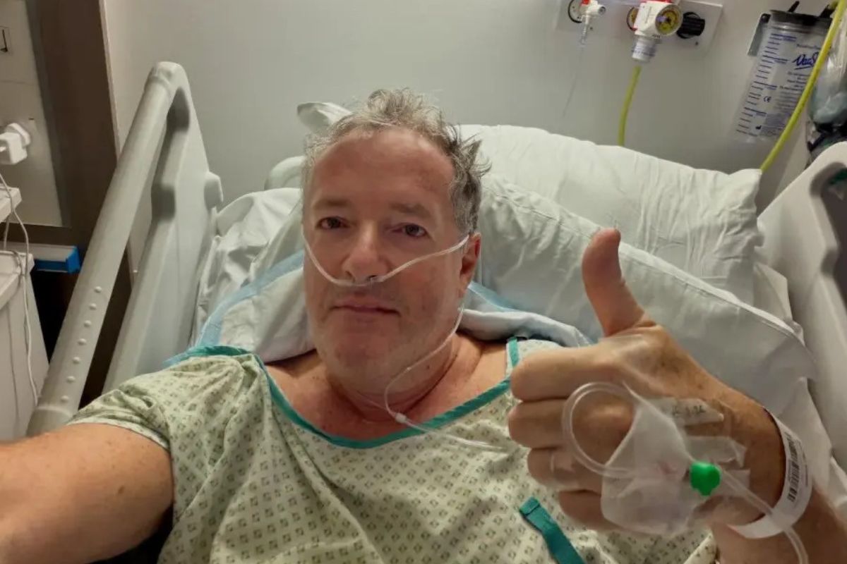 Piers Morgan trafił do szpitala. Za upadek półżartem obwinił Donalda Trumpa