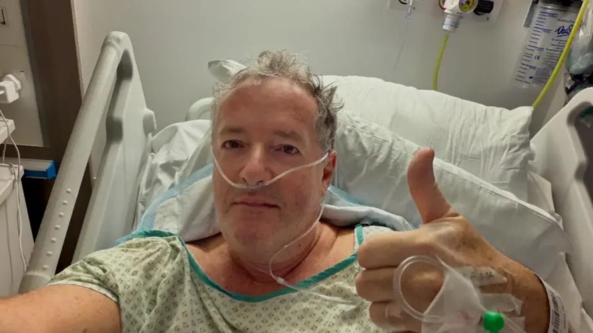 Piers Morgan trafił do szpitala.