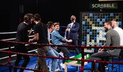 „Bitwa Scrabble” - na jednym ringu spotkali się Gortat, Bielecki, Wrona i Abstrachuje