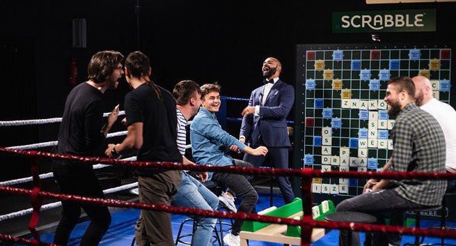 „Bitwa Scrabble” - na jednym ringu spotkali się Gortat, Bielecki, Wrona i Abstrachuje