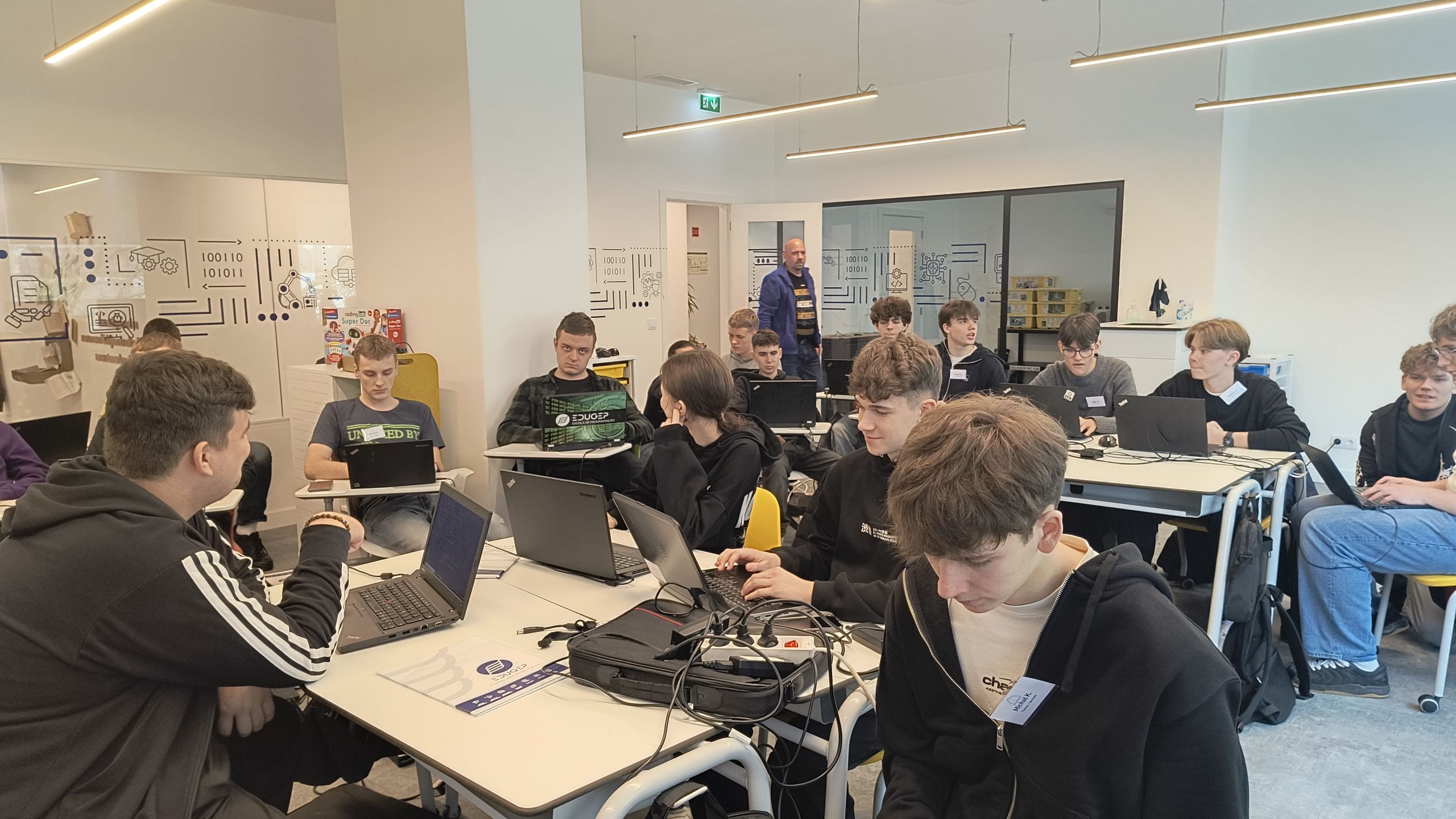 Uczniowie podczas programu ERASMUS+