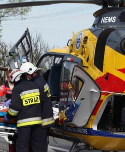 Słubice. Groźny wypadek na drodze krajowej, lądował helikopter LPR