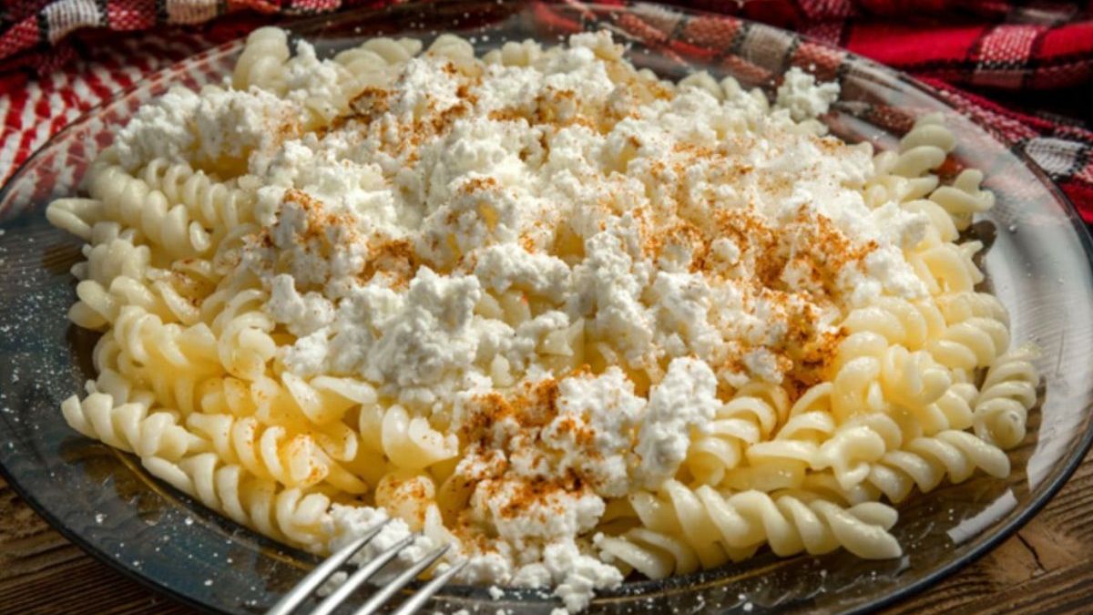 Makaron z białym serem; źródło: Stock Adobe