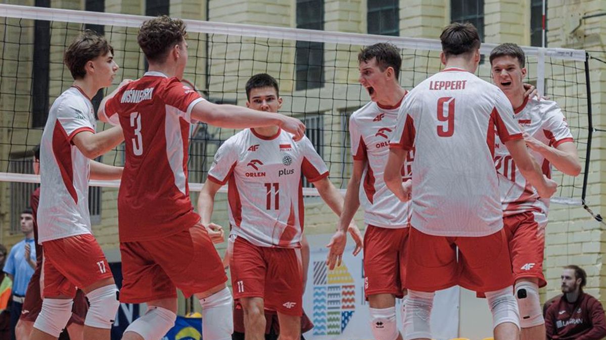 Materiały prasowe / CEV / Na zdjęciu: siatkarze reprezentacji Polski U-18