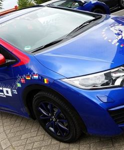 Bijąca Rekord Guinessa Honda Civic Tourer odwiedziła Polskę