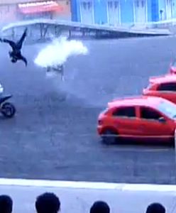 Niebezpieczny wypadek podczas pokazu