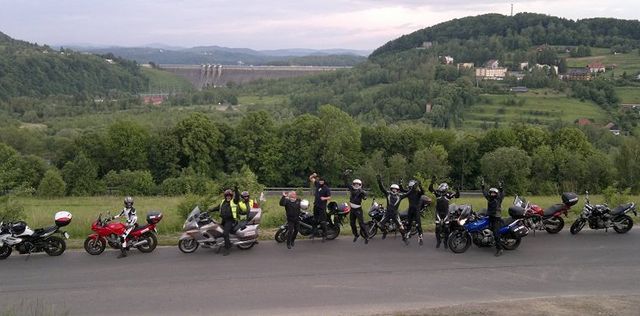 Motocykliści w podróży dookoła Polski