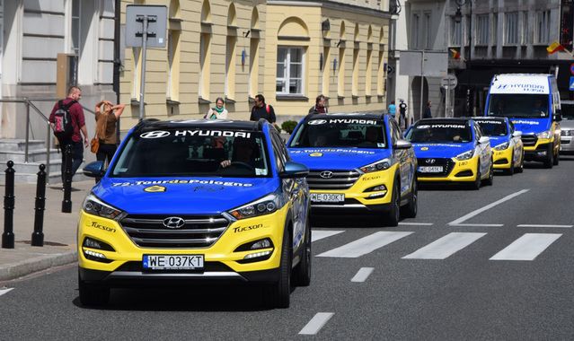 Wyścig Tour de Pologne obsługiwany przez Hyundaie