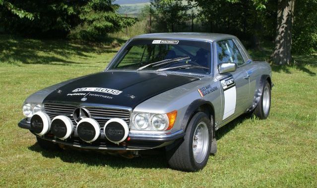 Mercedes-Benz 500 SLC na Rajdzie Żubrów 2013