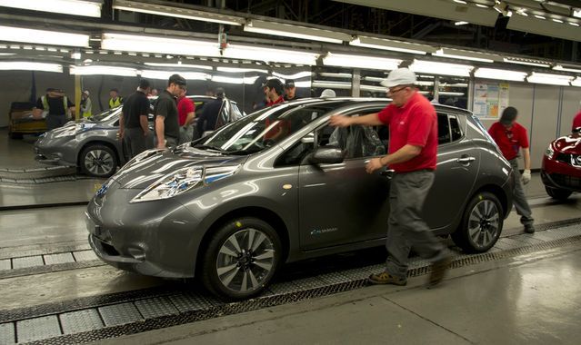 Pierwszy Nissan Leaf opuścił fabrykę w Sunderland