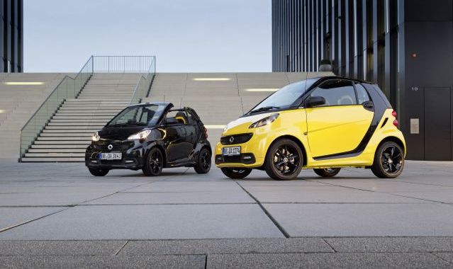 Smart fortwo w żółtej edycji limitowanej