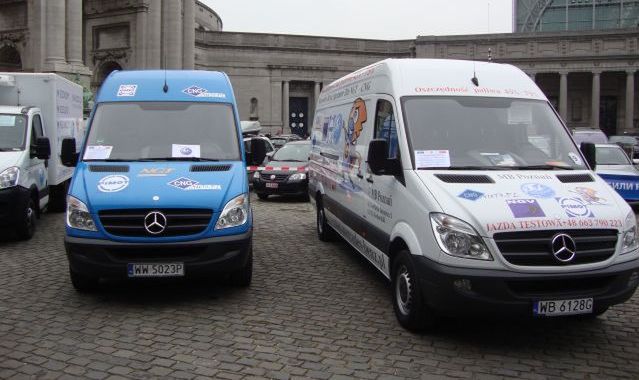 Sprintery na gaz ziemny dały sobie radę w Rajdzie Blue Corridor