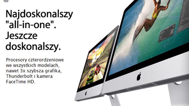 Aktualizacja polskiej strony o nowym iMacu 1