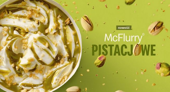 Pistacjowe McFlurry w McDonald's wsparte kampanią