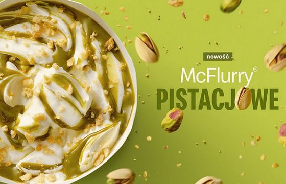 Pistacjowe McFlurry w McDonald's wsparte kampanią