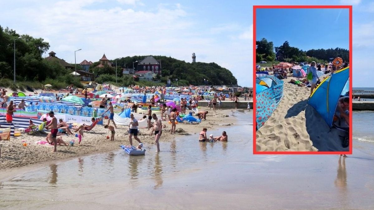 Tłumy na polskich plażach 