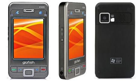 Ultra cienki palmphone Glofiish X500+ 2