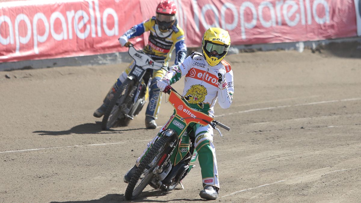 WP SportoweFakty / Patryk Kowalski / Na zdjęciu: Kacper Woryna w kasku żółtym