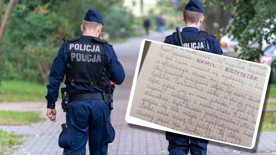 Policjanci otrzymali list z podziękowaniami od seniorów