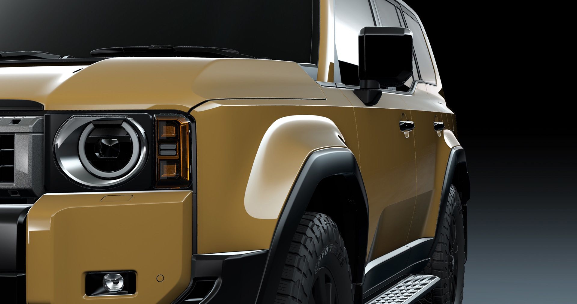Land Cruiser z okrągłymi reflektorami