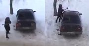 Wściekła Rosjanka zdemolowała auto męża. Siekierą!