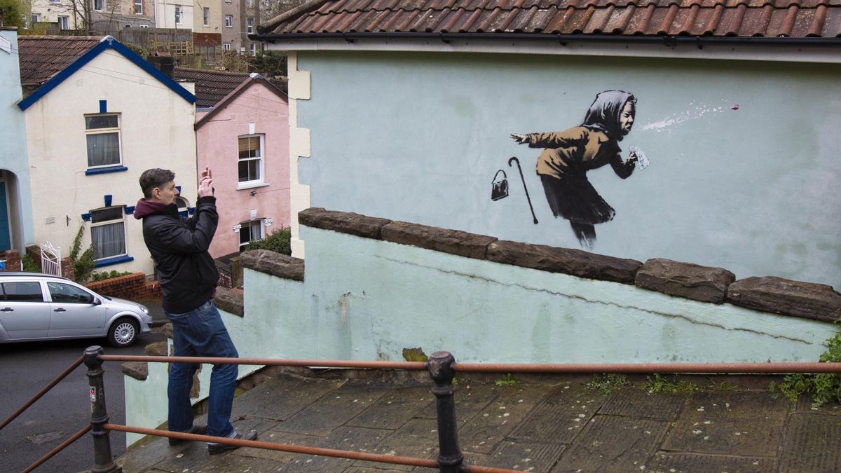Nowy mural Banksy'ego