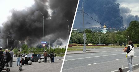 Moskwa w kłębach czarnego dymu. Ten dzień Putin zapamięta na długo?