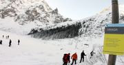 Tatry. Do Morskiego Oka zeszła potężna lawina śnieżna. Mogło dojść do tragedii