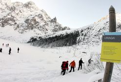 Tatry. Do Morskiego Oka zeszła potężna lawina śnieżna. Mogło dojść do tragedii