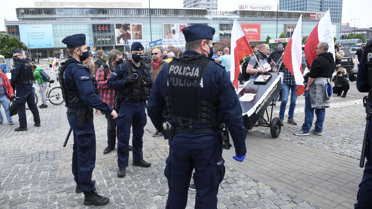 Kolejny strajk przedsiębiorców w Warszawie.