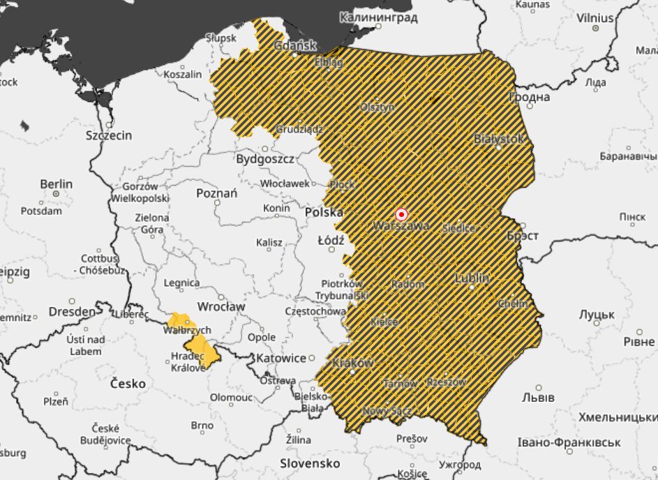 IMGW z ostrzeżeniami