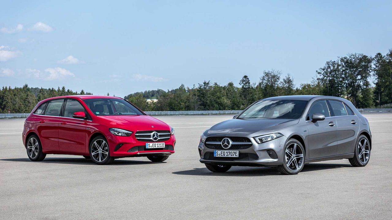 Mercedes A250e oraz B250e - nowe hybrydy typu plug-in pokazane oficjalnie