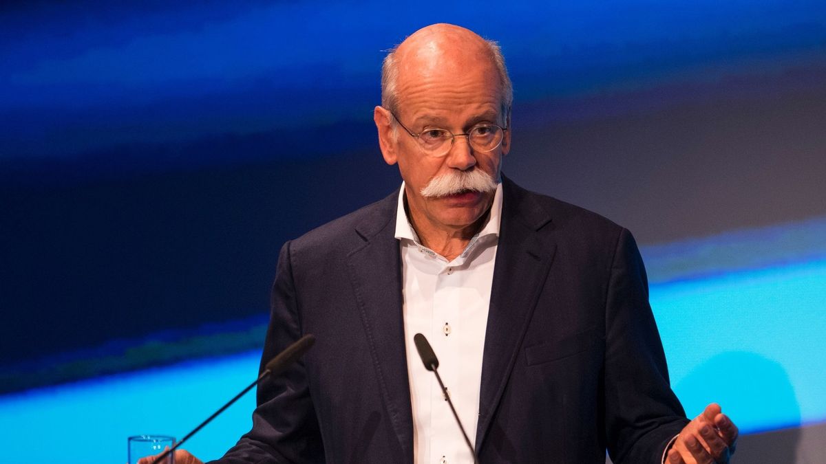 Na zdjęciu Dieter Zetsche, prezes Daimlera