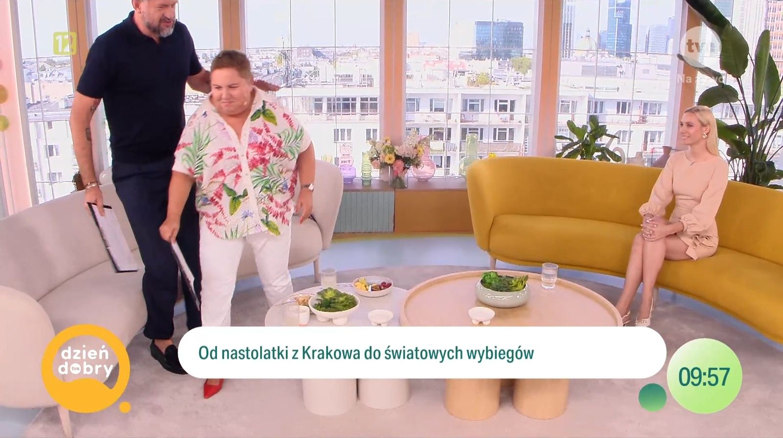 Dorota Wellman i Marcin Prokop w programie "Dzień Dobry TVN"
