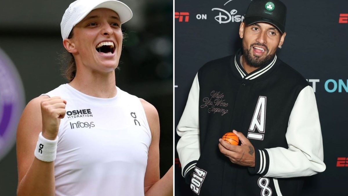 Getty Images / Julian Finney/ Don Arnold/WireImage / Na zdjęciu: Iga Świątek/ Nick Kyrgios