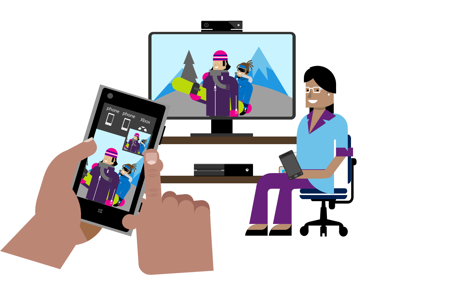 Obrazek 1. Microsoft wynajduje protokół Cast/AirPlay/Miracast.