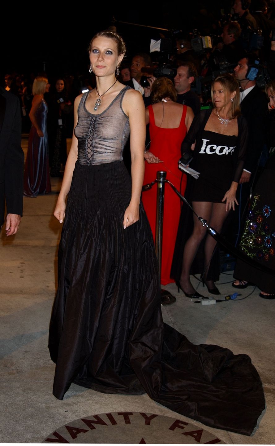 Gwyneth Paltrow na rozdaniu Oscarów w 2002 roku 