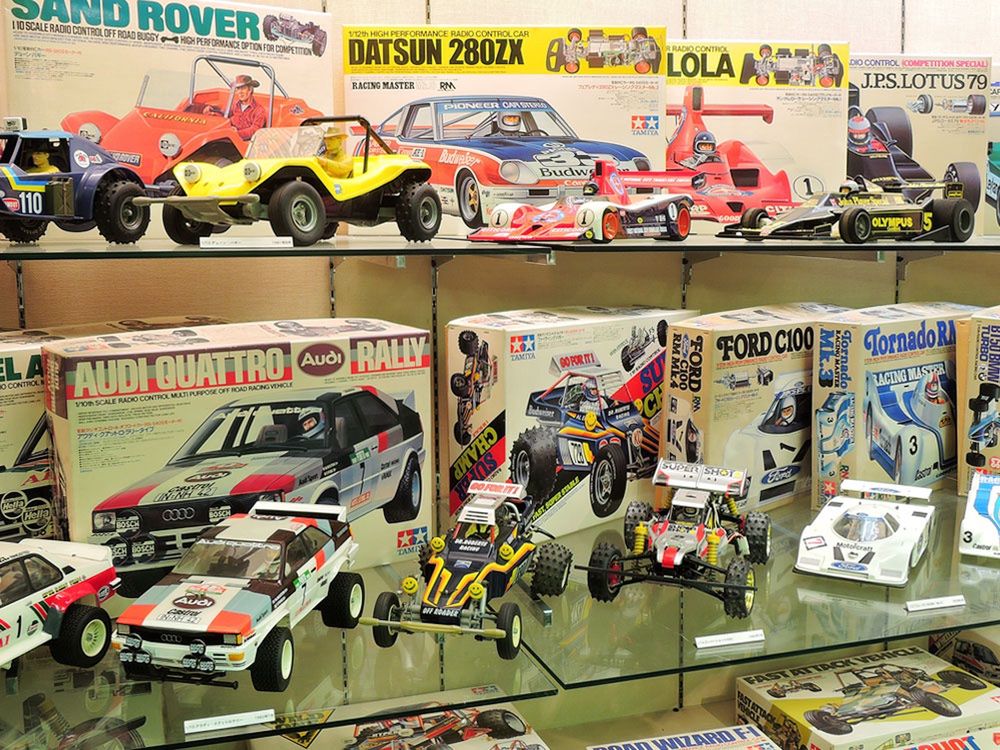 Historyczne modele Tamiya w zasobach muzealnych firmy