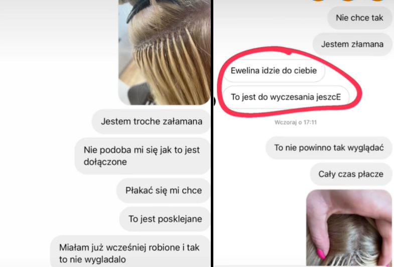 Pocieszenia płynące z ust fryzjera, nie ukoiły nerwów