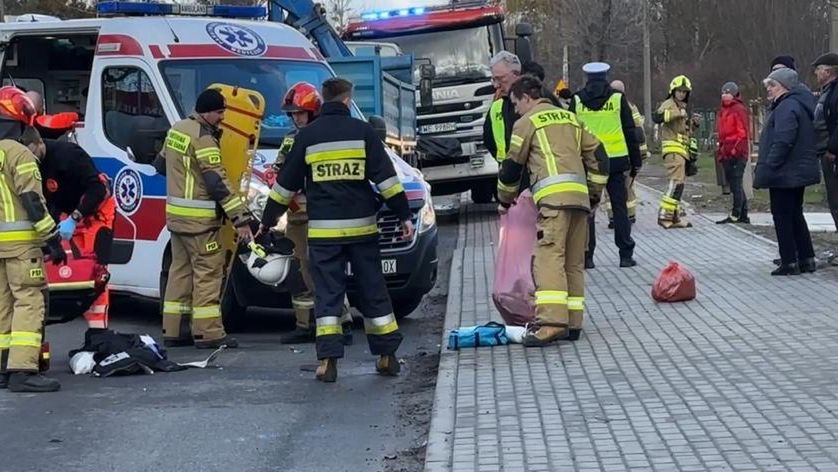 Ciężarówka potrąciła dwie nastolatki