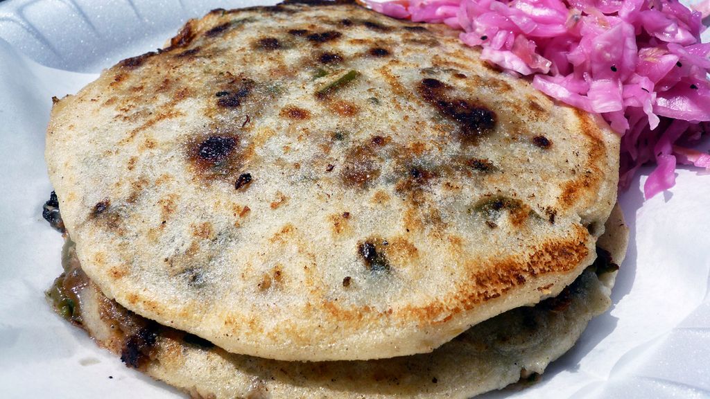 Pupusa z wieprzowiną