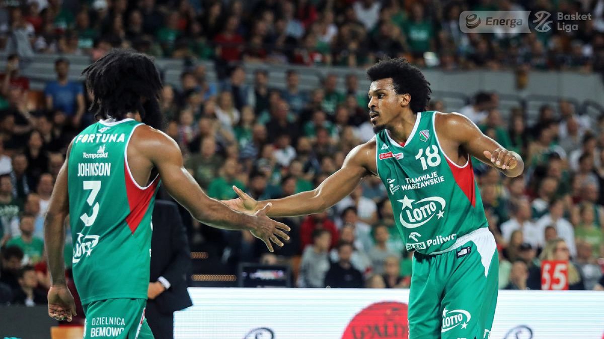 Materiały prasowe / Andrzej Romański / Energa Basket Liga / Cowels i Johnson